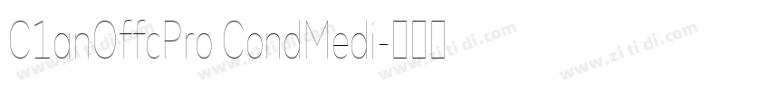 C1anOffcPro CondMedi字体转换 C1anOffcPro CondMedi字体转换